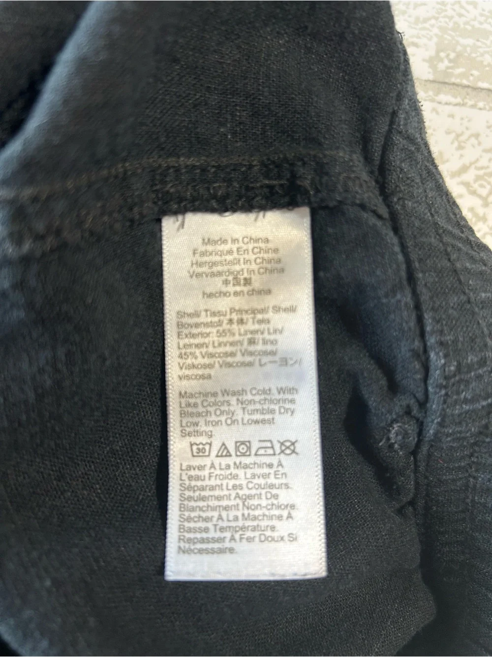 J. Crew Black Linen Blend Elastic Waist Shorts Vacation Resort size XS